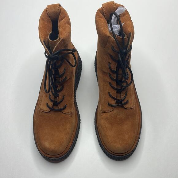 NWT rag and bone Sloane suede lace up boot with platform - Picture 6 of 13